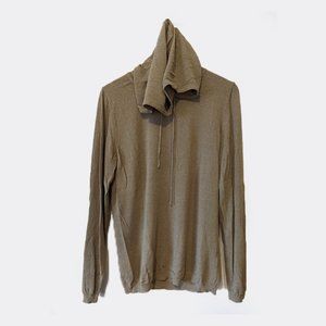 DANIELE FIESOLI - Beige textured hoodie - Size M